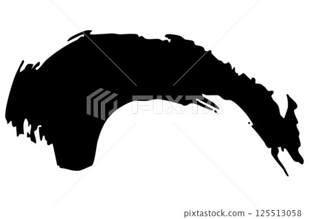 動態筆畫線插圖集向量 125513058