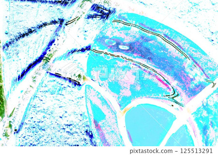 bright streaks of synthetic paint using primary colors, changed colors, red background. bright streaks of synthetic paint using primary colors, changed colors, red background. 125513291
