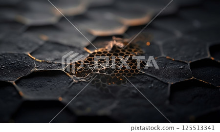 honeycomb with honey 125513341