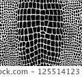 Seamless pattern of alligator skin on a white background 125514123
