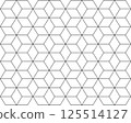 Seamless background of black polygonal pattern, creative design templates 125514127