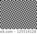 Seamless background of black polygonal pattern, creative design templates 125514128