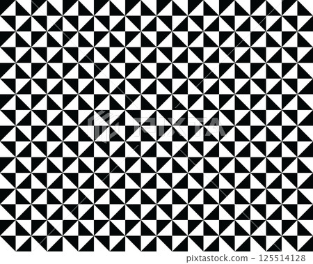 Seamless background of black polygonal pattern, creative design templates 125514128