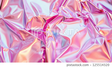 Holographic Foil Texture Abstract Background 125514320