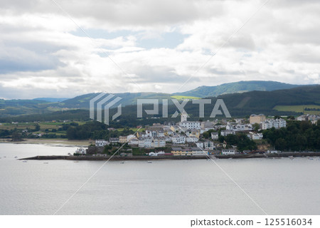 View of Castropol from Ribadeo, at the other side of the river. Asturias, Spain 125516034