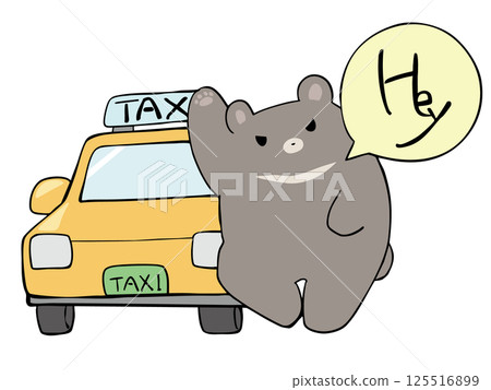 Taxi Bear 125516899