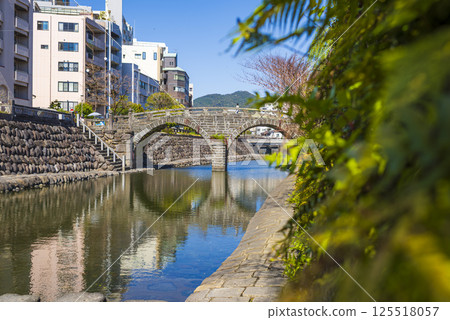 Nagasaki, Megane Bridge and the Nakajima River 125518057