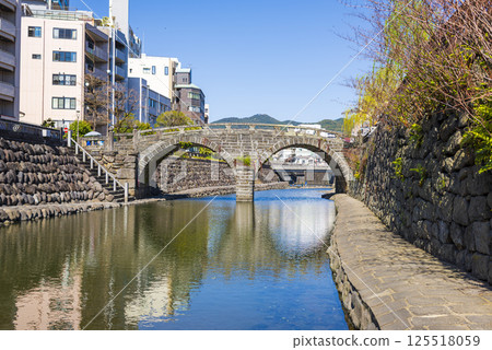 Nagasaki, Megane Bridge and the Nakajima River Nagasaki, Megane Bridge and the Nakajima River 125518059