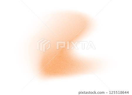 Abstract gradient shape with noise, orange blurred grainy color gradation, vibrant design element. Abstract gradient shape with noise, orange blurred grainy color gradation, vibrant design element. 125518644