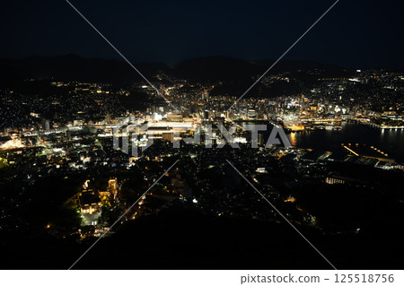 從Inasama看的長崎夜視圖 125518756