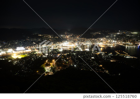 Night view of Nagasaki seen from Inasama 125518760