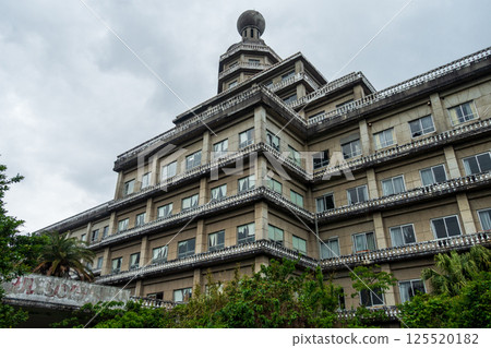 An old and very beautiful building in Hachijojima, Tokyo, Japan An old and very beautiful building in Hachijojima, Tokyo, Japan 125520182