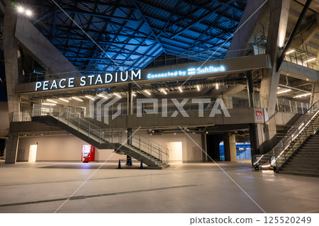 Nagasaki Stadium City (night view) 125520249