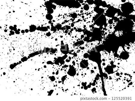 White background with ink splashed from top right to bottom left White background with ink splashed from top right to bottom left 125520391