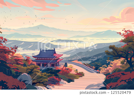 漫步秋日美麗古都（圖） 125520479