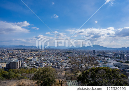 View of Marugame city from Marugame Castle View of Marugame city from Marugame Castle 125520693