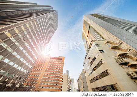 Buildings in Tokyo with beautiful sunlight Buildings in Tokyo with beautiful sunlight 125520844