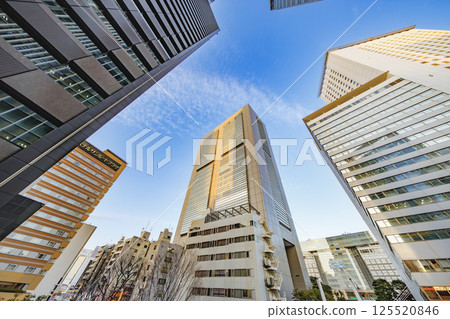 Buildings in Tokyo with beautiful sunlight Buildings in Tokyo with beautiful sunlight 125520846