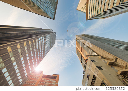 Buildings in Tokyo with beautiful sunlight Buildings in Tokyo with beautiful sunlight 125520852
