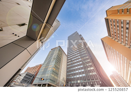 Buildings in Tokyo with beautiful sunlight Buildings in Tokyo with beautiful sunlight 125520857