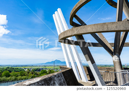 View of Mount Unzen and Mount Fugen from Tamana Observatory 125520960