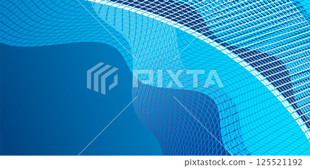 Blue technology digital pattern background 125521192