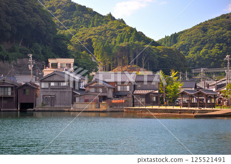 Kansai, Kinki, Tango Peninsula, Ine's Funaya, Ineura Park, a tourist spot, view from Shichimenzan parking lot, Ine Town, Kyoto Prefecture (3) 125521491