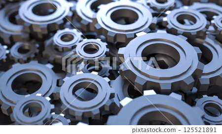 The Gear Background for engineer or technology concept 3d rendering. 125521891