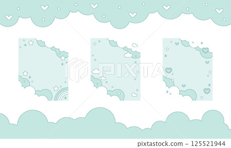 復古背景。流行又可愛的框架。時尚的壁紙。 復古背景。流行又可愛的框架。時尚的壁紙。 125521944