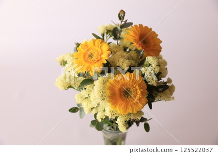 Gerbera and statice Gerbera and statice 125522037