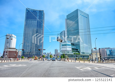 橫濱索道櫻木町的街景 橫濱索道櫻木町的街景 125522141