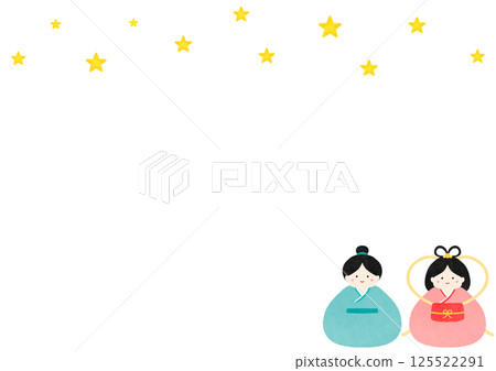 Tanabata Orihime and Hikoboshi Event Watercolor Illustration Tanabata Orihime and Hikoboshi Event Watercolor Illustration 125522291