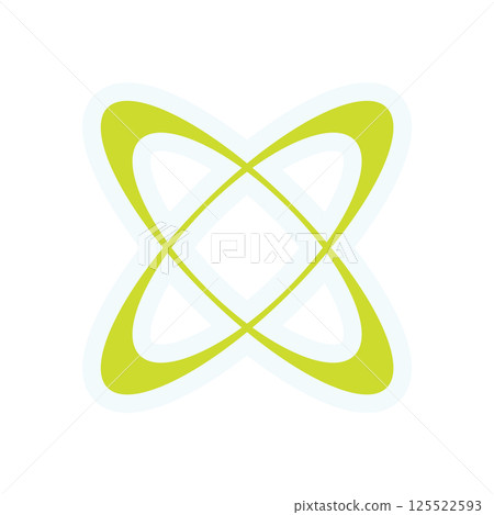 Y2K Abstract Cosmic shape sticker. Retro geometric icon with modern aesthetic. This cool design, featuring a unique symbol, works well for streetwear and decorative art, enhancing any collection. Y2K Abstract Cosmic shape sticker. Retro geometric icon with modern aesthetic. This cool design, featuring a unique symbol, works well for streetwear and decorative art, enhancing any collection. 125522593