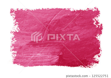 Textured Abstract red pink paint brush for background. 125522751
