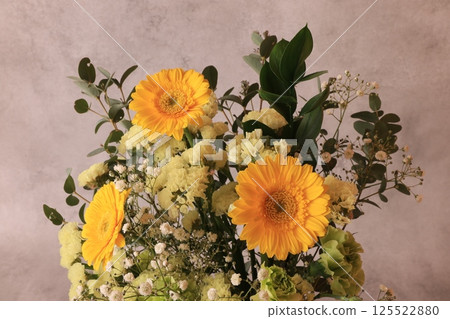 Yellow gerbera arrangement Yellow gerbera arrangement 125522880
