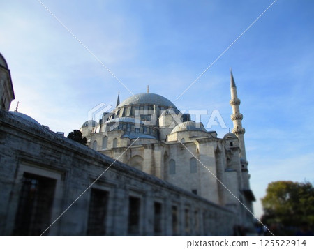Türkiye, Istanbul, Suleymaniye Mosque, Diorama style 125522914