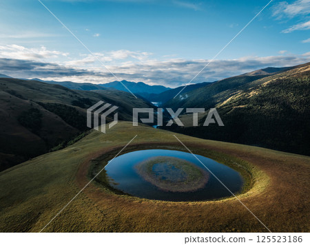 Beautiful landscape of Genie's Eye in sichuan, China 125523186