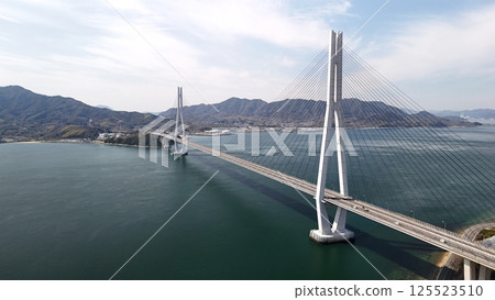 Setouchi Shimanami Kaido [Tatara Bridge] Drone aerial photography_March 2025 photo_SSTTA_02 125523510