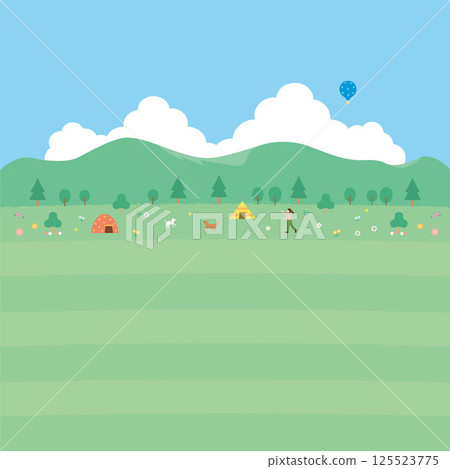 夏季素材2025（野餐）2無文字向量 125523775