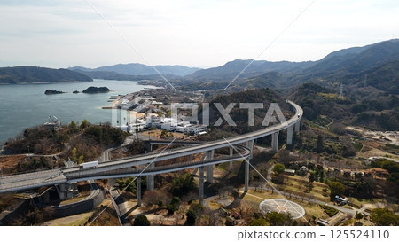 Setouchi Shimanami Kaido [Tatara Bridge] Drone aerial photography_March 2025 photo_SSTTA_17 125524110