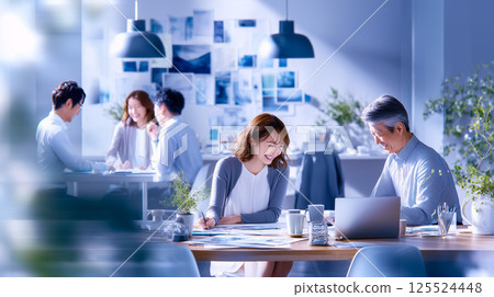 傳播創意概念的商業團隊 125524448