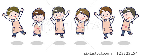 各界人士集合_興奮_保育員 125525154