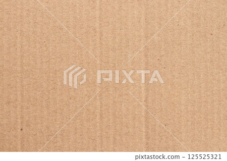 Brown cardboard sheet abstract background, texture of recycle paper box in old vintage pattern for design art work. 125525321