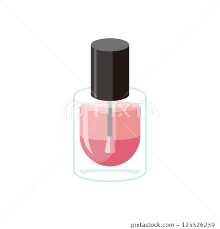 Nail polish, nail color, manicure illustrations 125526239