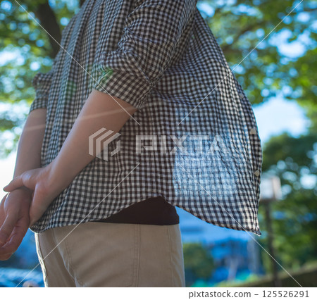 Man and tree Man and tree 125526291