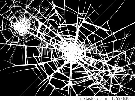 Cracked glass background graphic illustration Cracked glass background graphic illustration 125526395
