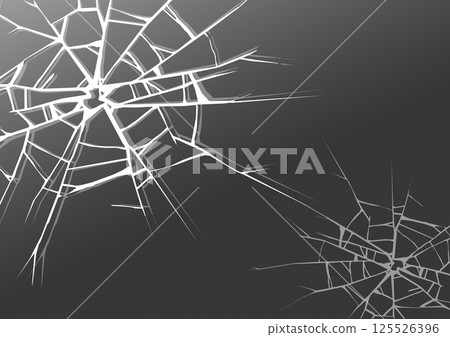 Cracked glass background frame graphic illustration Cracked glass background frame graphic illustration 125526396