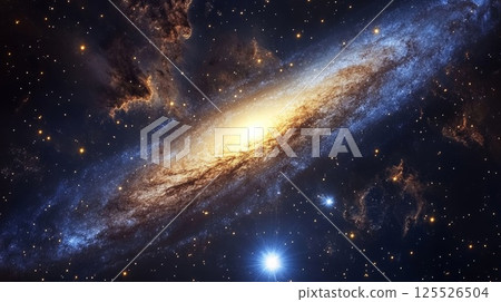 美麗的空間背景 125526504