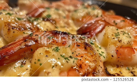 美味焗蝦 125526526