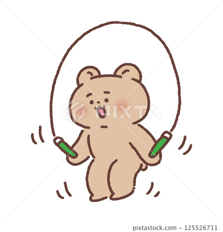 Bear Skipping Rope Bear Skipping Rope 125526711